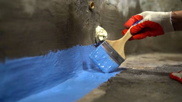 Commercial Vapor Barrier Installation project at a Hamilton, IN business property by SJ Waterproofing Pros